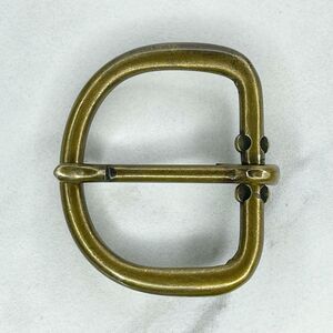 Bronze Tone Rounded Simple Basic Belt Buckle
